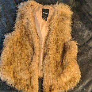 fur vest